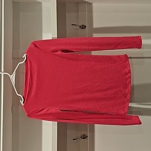 Mango pink long sleeve top size XS